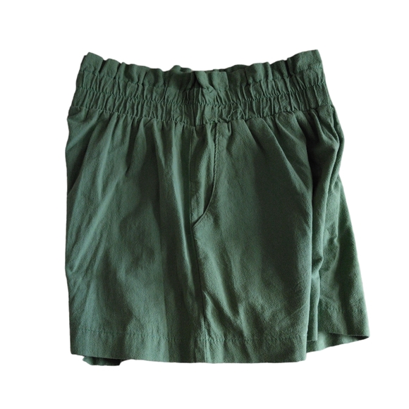 Kendall Lane XS Green High Waist Shorts With Pockets - Picture 4 of 11